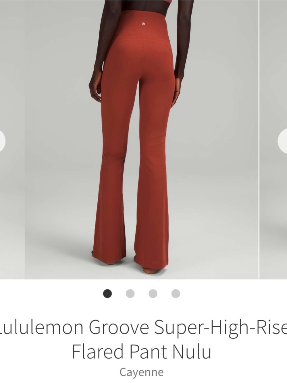 lululemon athletica High-Rise Flared Pant in Cayenne